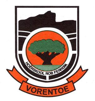 Hoerskool Rob Ferreira crest